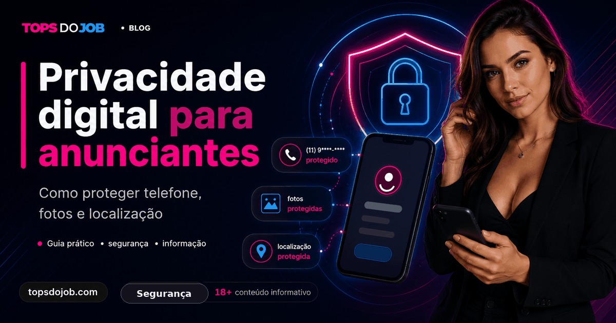 Privacidade digital para anunciantes: como proteger telefone, fotos e localização